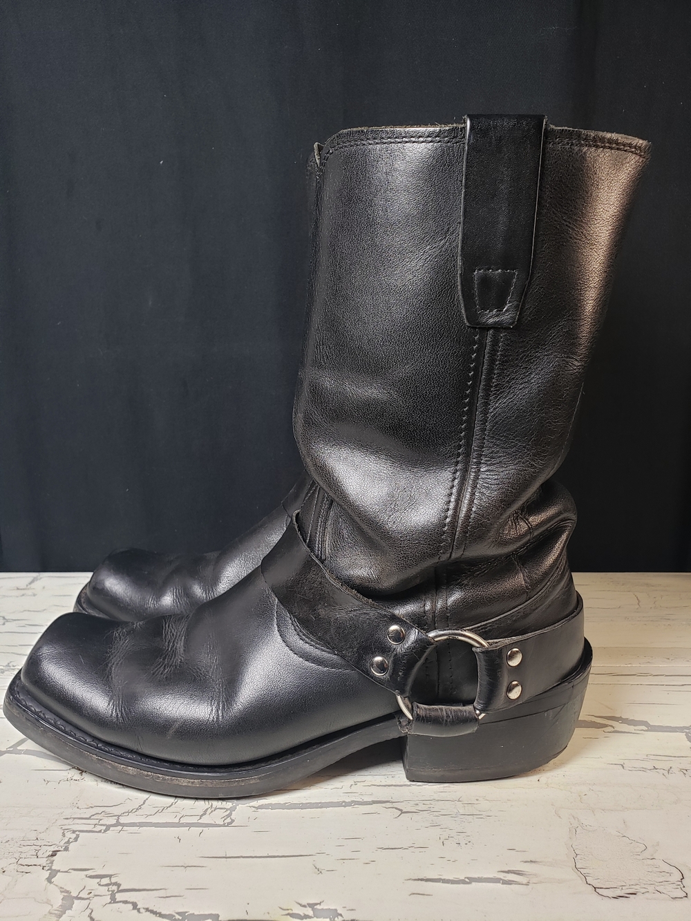 Durango Harness Boots in Black - Men's size 9
